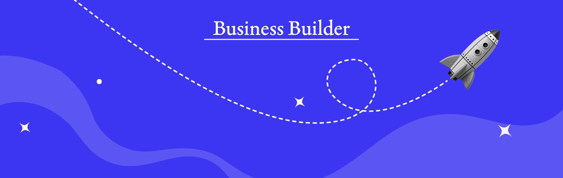 Silver rocket on a blue background