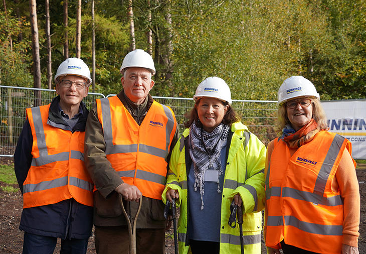 Groundbreaking event at Broadland Country Park