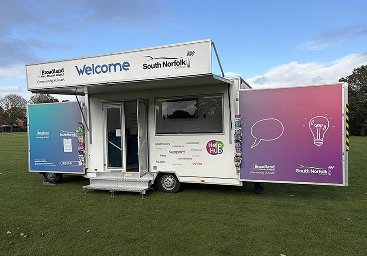 The Councils' CEVan available to hire