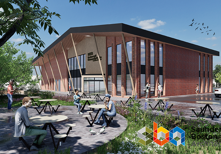 Artist's impression of Diss Leisure Centre