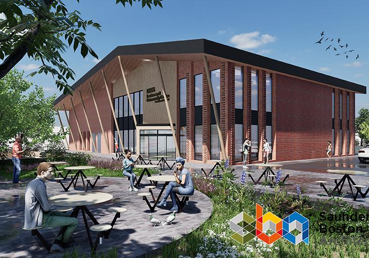 Artist's impression of Diss Leisure Centre