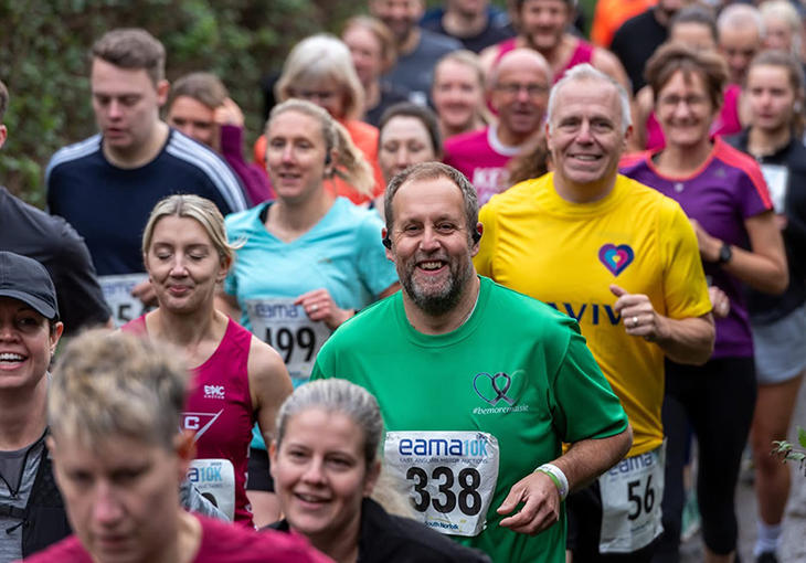 Runners at the EAMA 10K 2026