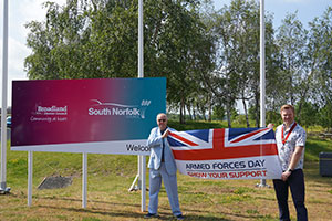 Armed Forces Week - BDC flag 2023