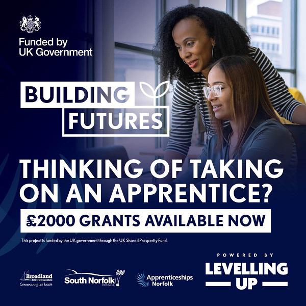 Thinking of taking on an apprentice? £2000 grants available now
