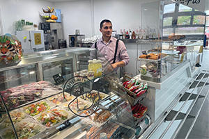 Florin Stoain at Coffee with Flo cafe at Wymondham Leisure Centre