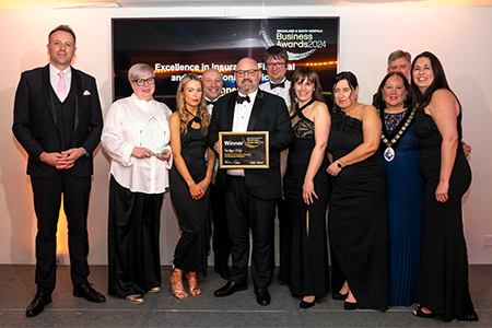 Heritage Wills Excellence in Insurance, Financial and Professional Services winner
