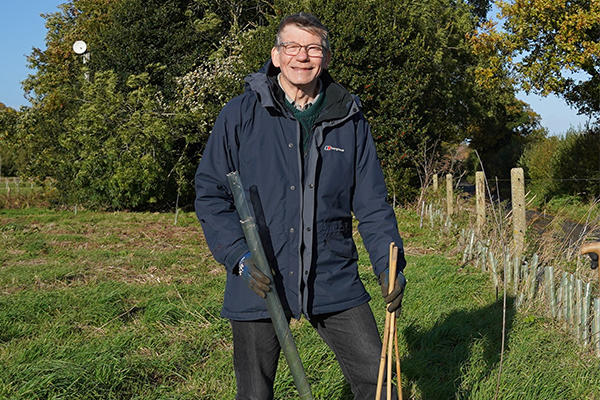 Cllr Jan Davis in the countryside