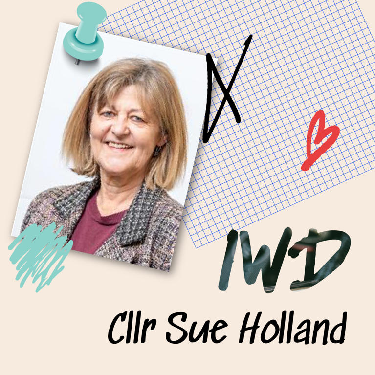 Cllr Sue Holland International Womens Day