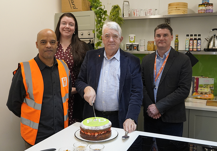 Cllr Martin Booth at the Creative Kitchen