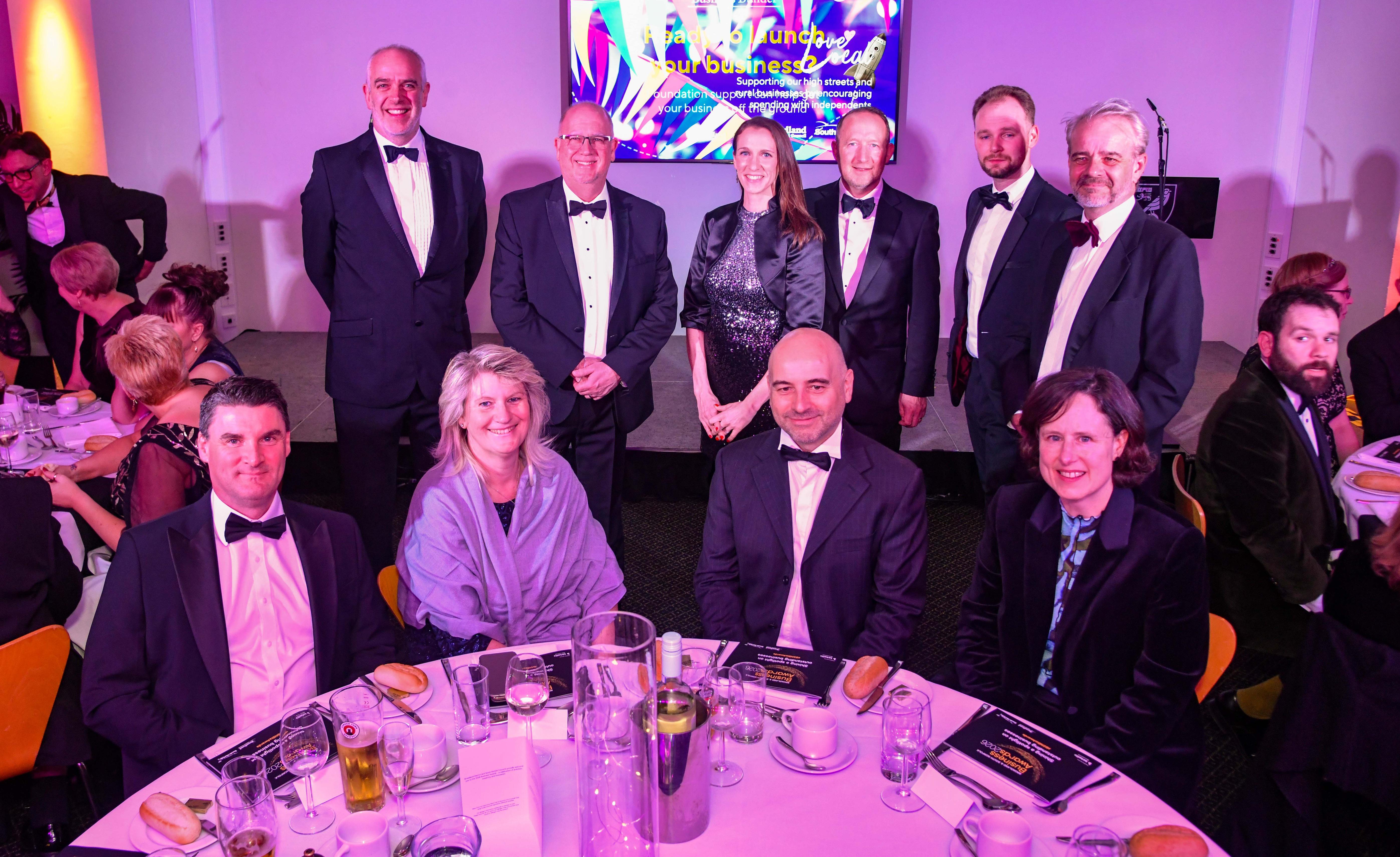 Councillors, sponsors and guests at the 2026 Business Awards