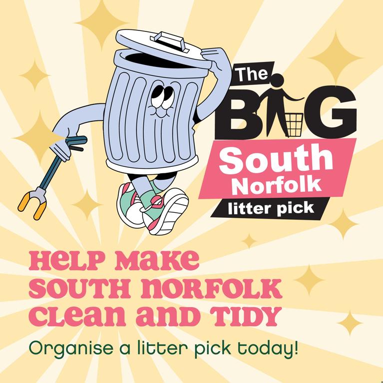 Help make South Norfolk clean and tidy organise a litter pick today!
