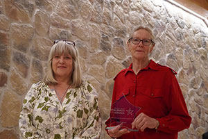 Susan Thain, The Lifetime Achievement Award winner