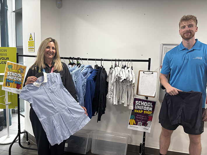 Uniform swap shop at Wymondham Leisure Centre
