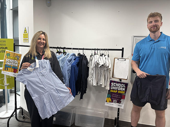 Uniform swap shop at Wymondham Leisure Centre