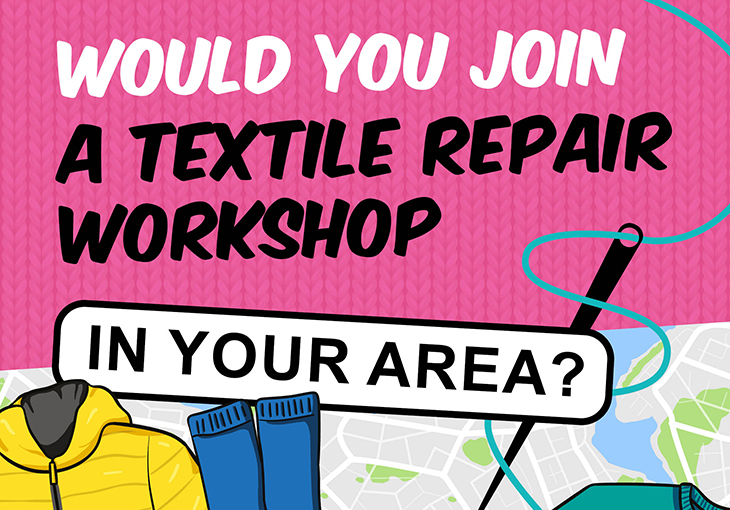 Textile repair workshp advert