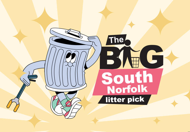 The big south Norfolk litter pick logo