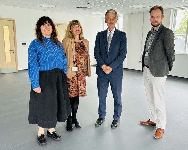 South Norfolk Council leader Cllr Daniel Elmer at the UEA dental suite