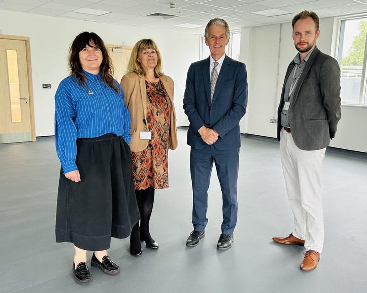 South Norfolk Council leader Cllr Daniel Elmer at the UEA dental suite
