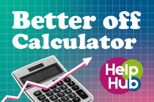Benefits calculator web graphic