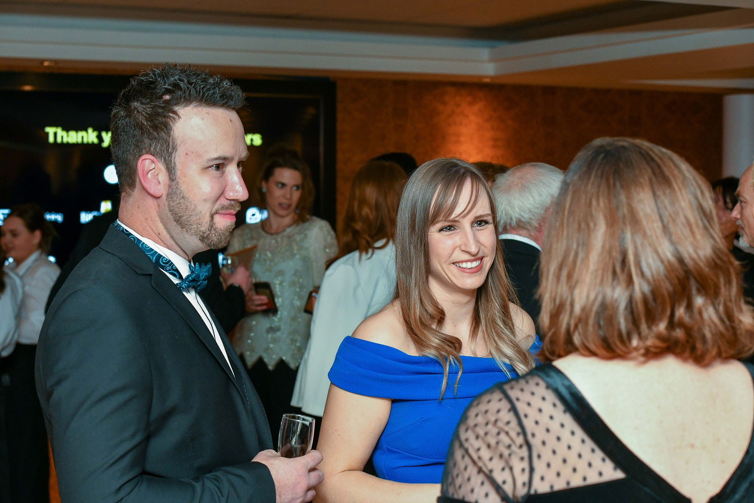 Guests at the Business Awards drinks reception