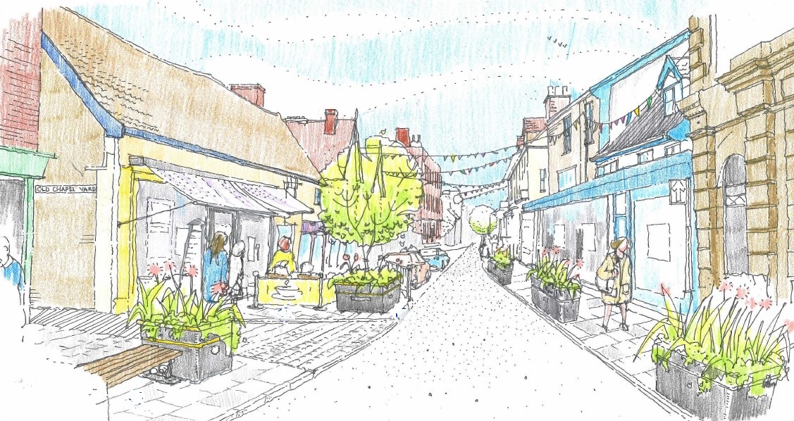 Harleston town centre improvements impression