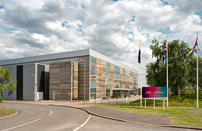 Front of the Horizon Centre at Broadland Business Park