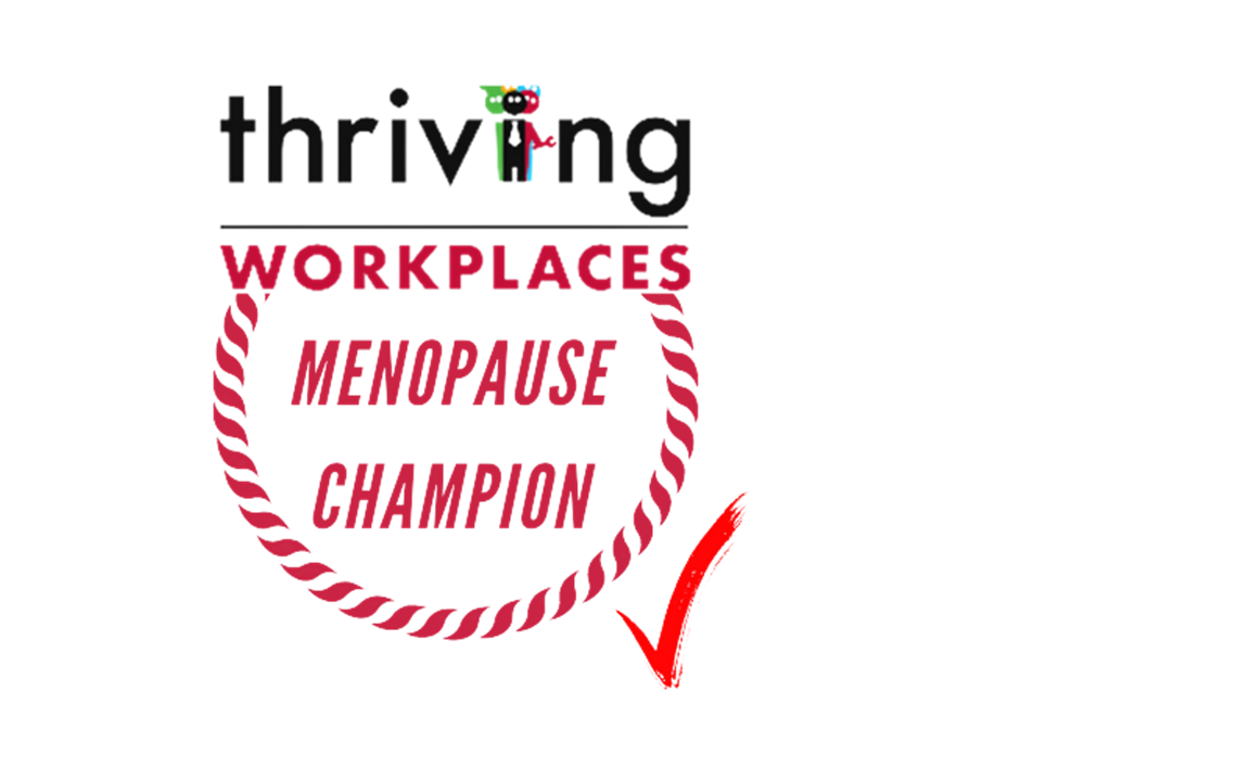 Menopause champion employer accreditation logo