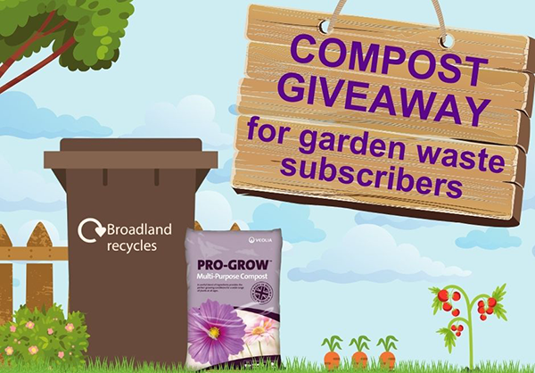 Compost giveaway for garden waste subscribers