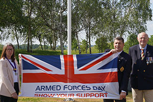 Armed Forces SNC Flag raising 2023