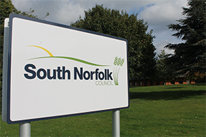 South Norfolk Council sign