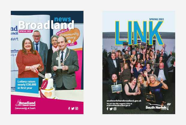 Spring 2022 editions of The Link and Broadland News